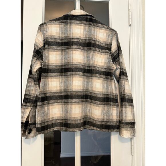 BB Dakota by Steve Madden Women's Boxy Shacket Size XS Shirt Jacket Flannel - Picture 7 of 9